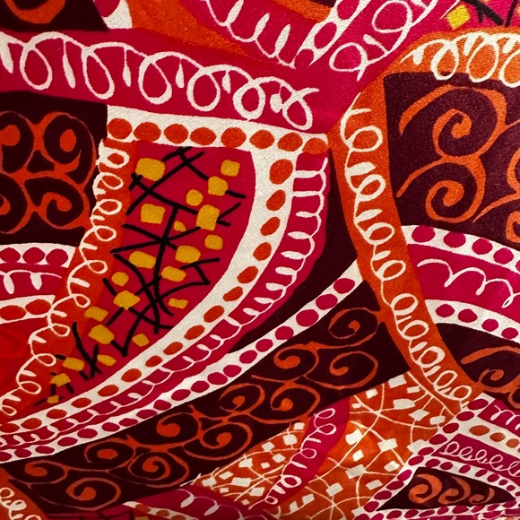 NEW YORK & COMPANY Maxi Dress Halter Neck Slip Pink Abstract Print Medium - Picture 7 of 7